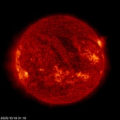 Click for time-lapse image of the sun