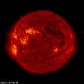 Click for time-lapse image of the sun
