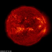 Click for time-lapse image of the sun